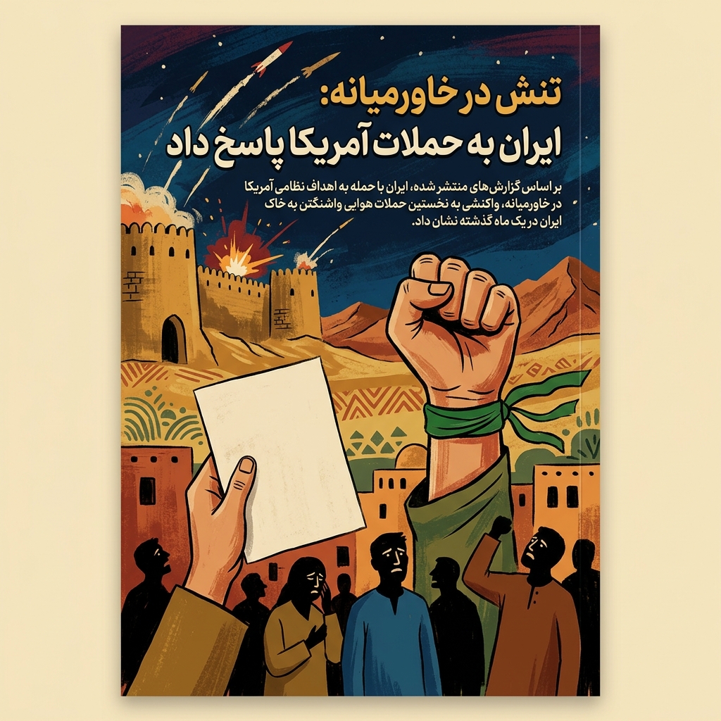 تنش در خاورمیانه: ایران به حملات آمریکا پاسخ داد