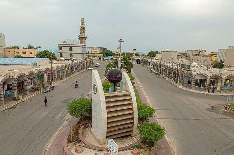 چشم‌اندازی از جزیره خارگ در خلیج فارس