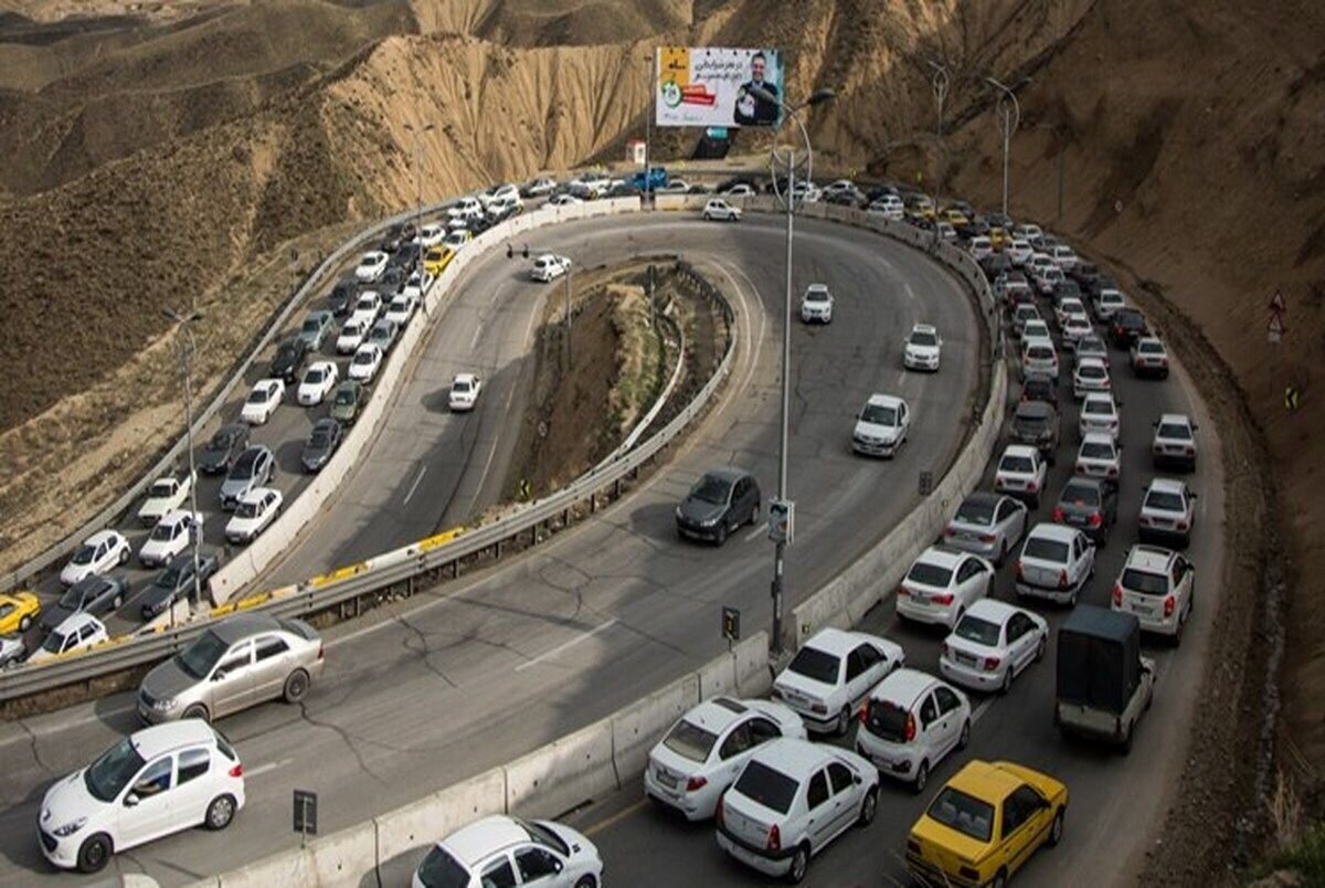 اعمال محدودیت تردد در محور کرج-چالوس برای احداث سیستم روشنایی تونل‌ها