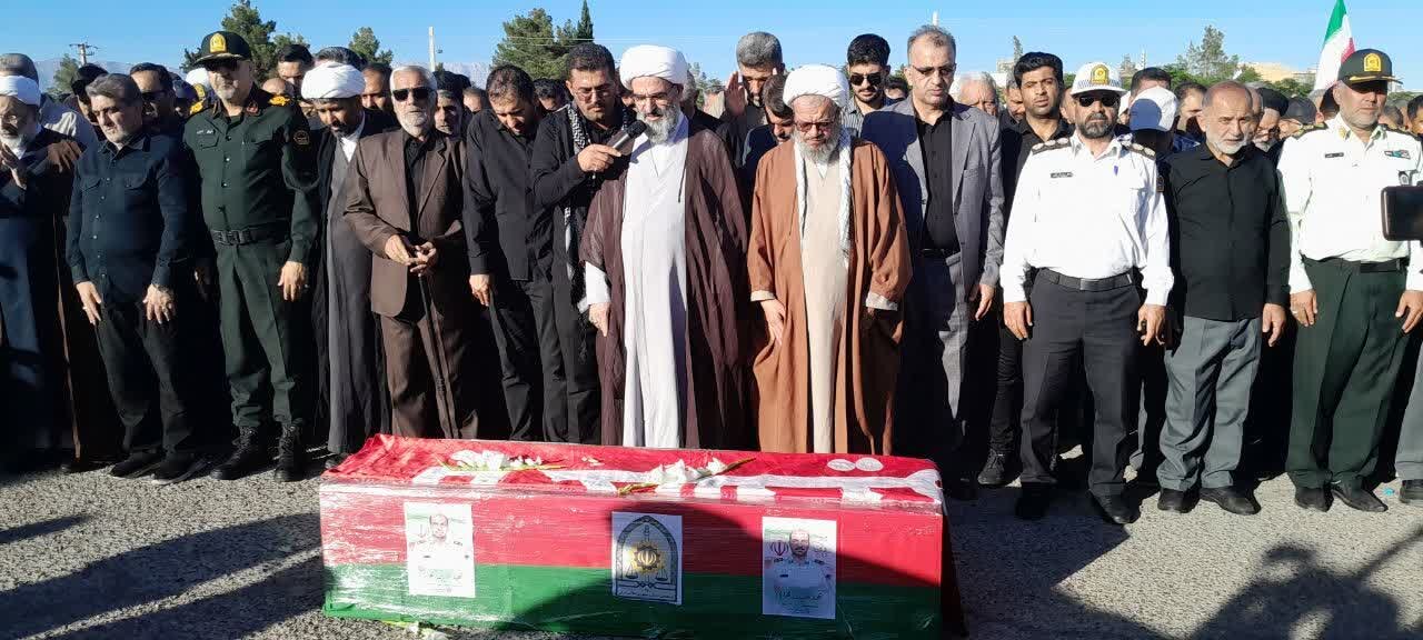 بدرقه باشکوه شهید علیضاهر مهراپی در دامغان